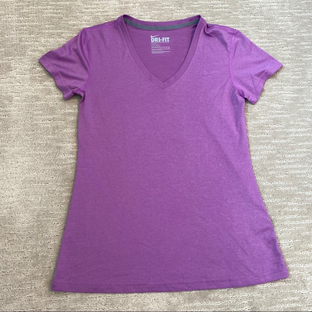 NWOT Nike Dri-Fit Purple Running Tee Size Small
